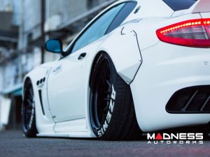 Maserati GranTurismo Custom Wheels - VWS-2 by Vossen - Matte Gunmetal / Matte Black Barrel